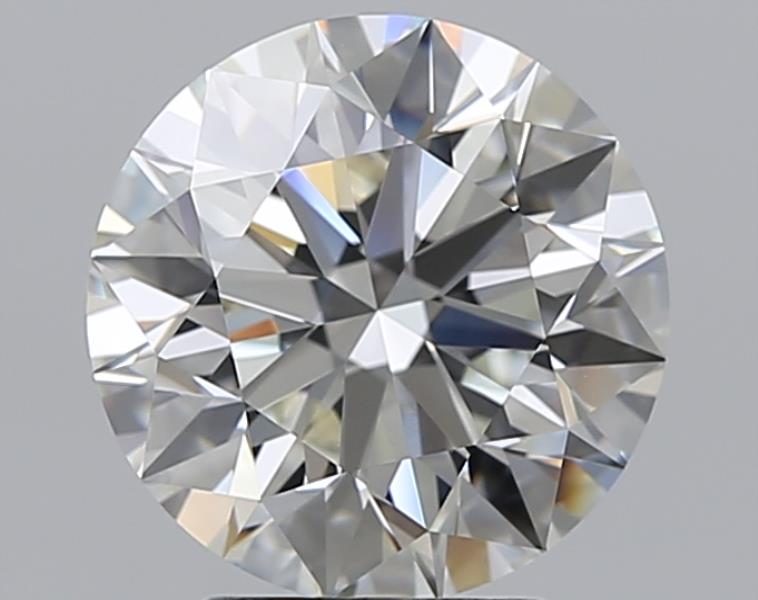 3.01 CaratJ-VVS1 EX Cut Round Diamond
