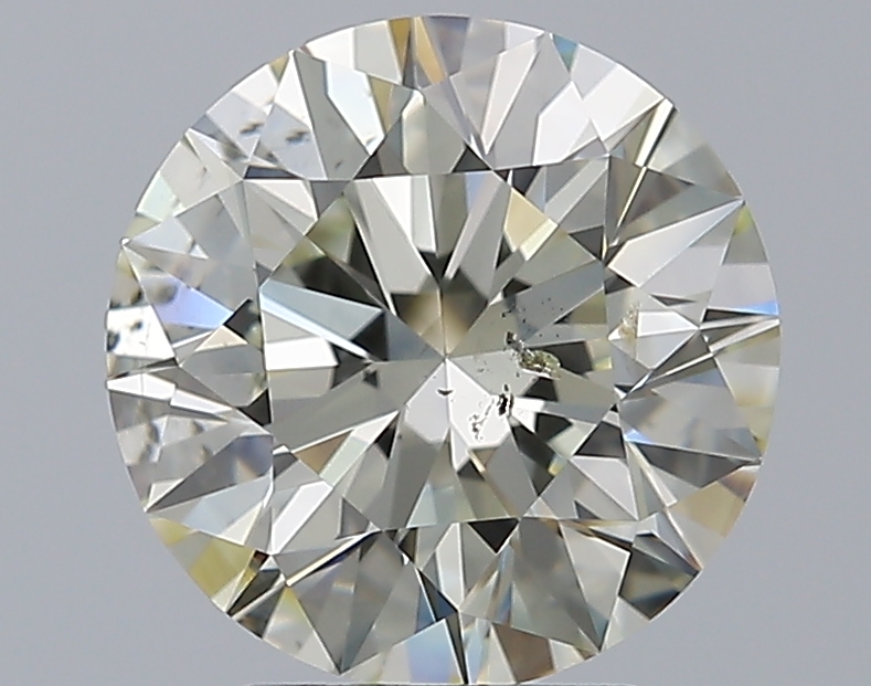 3 CaratM-SI2 EX Cut Round Diamond