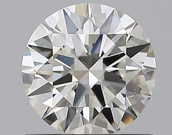 0.62 CaratJ-SI1 EX Cut Round Diamond