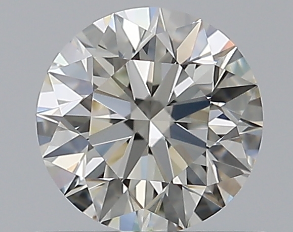 0.5 CaratJ-VS1 EX Cut Round Diamond