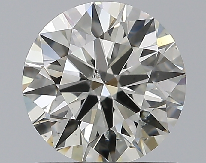 0.85 CaratJ-SI2 EX Cut Round Diamond