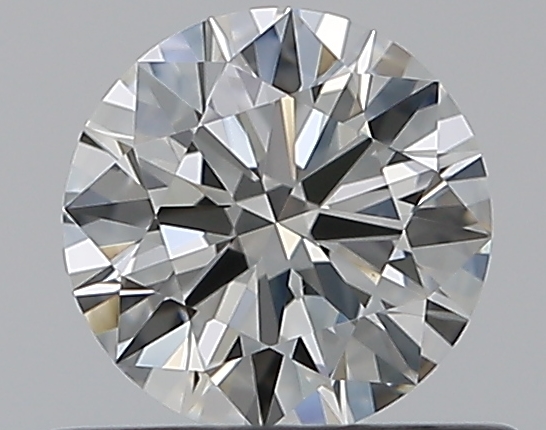 0.53 CaratI-VS1 EX Cut Round Diamond