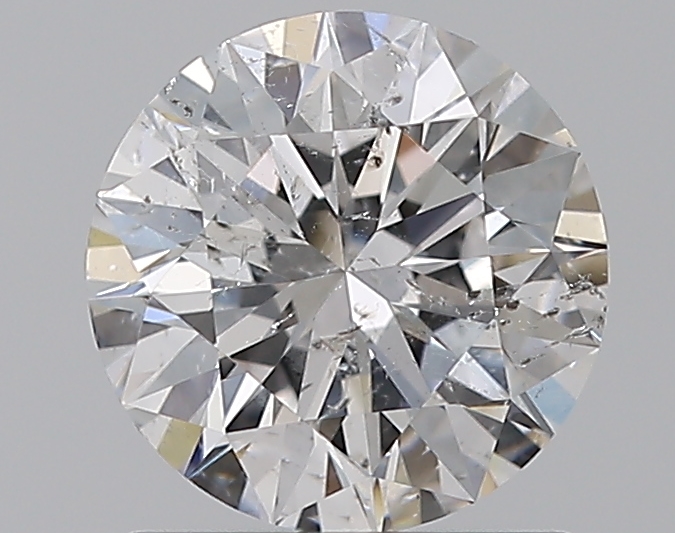 0.96 CaratE-SI2 EX Cut Round Diamond