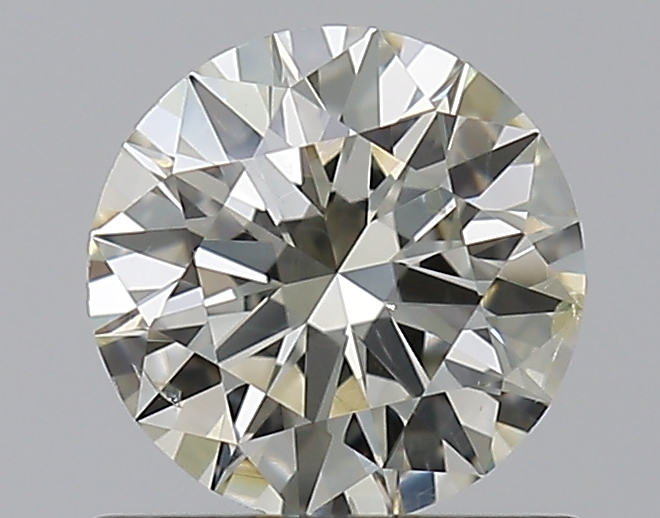 0.76 CaratL-SI2 EX Cut Round Diamond