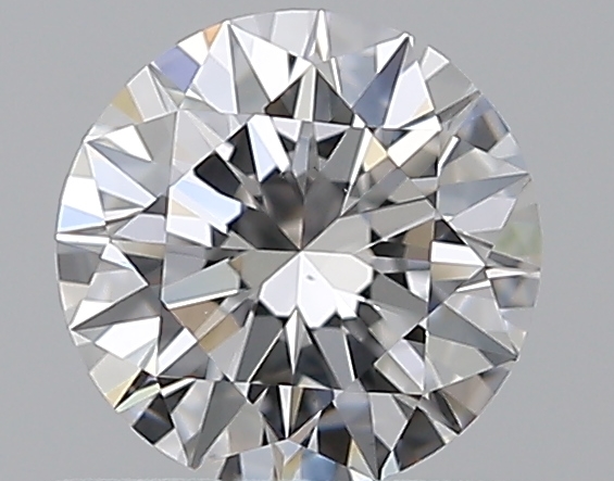 0.65 CaratD-VS2 EX Cut Round Diamond