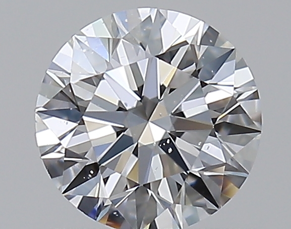 0.56 CaratD-SI1 EX Cut Round Diamond