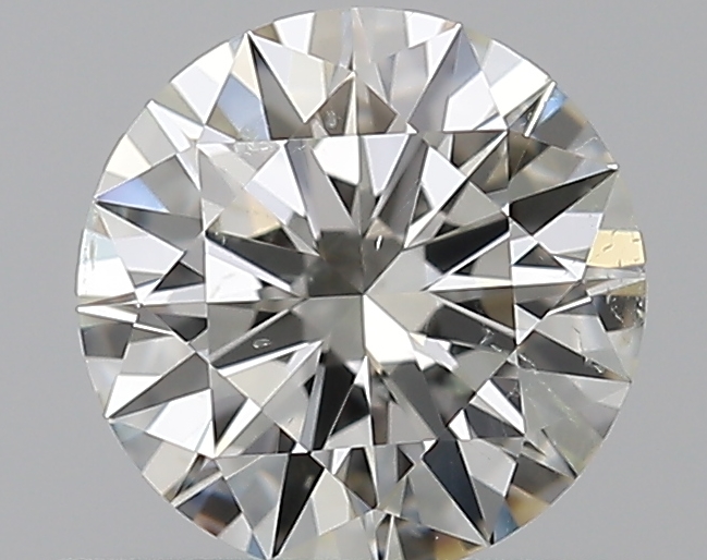 0.51 CaratJ-SI2 EX Cut Round Diamond