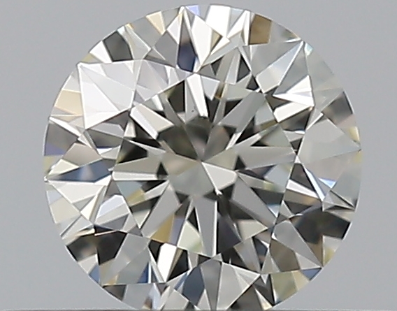 0.35 CaratJ-VVS2 EX Cut Round Diamond