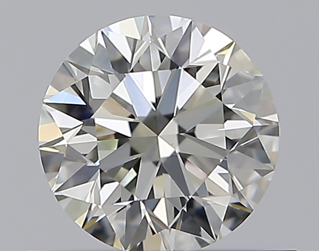 0.5 CaratK-VVS2 EX Cut Round Diamond