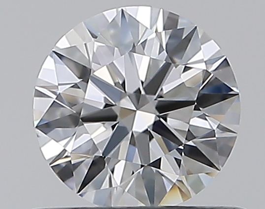 0.5 CaratE-VVS1 EX Cut Round Diamond