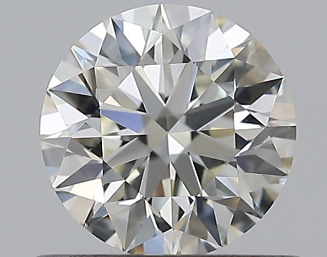 0.57 CaratJ-VS2 EX Cut Round Diamond