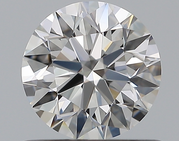 0.61 CaratF-VVS2 EX Cut Round Diamond