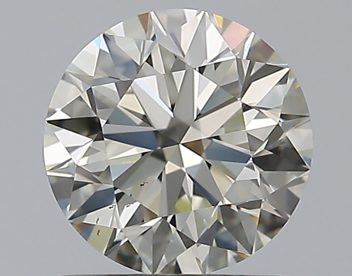 0.86 CaratL-VS2 EX Cut Round Diamond