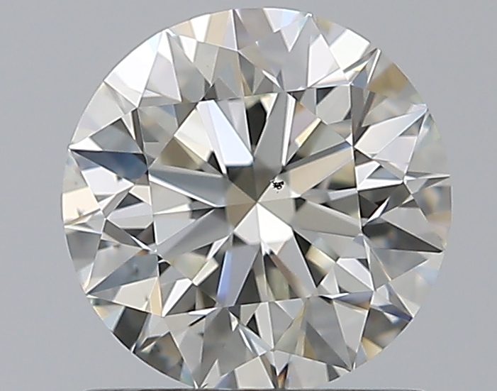 0.9 CaratJ-VS2 EX Cut Round Diamond