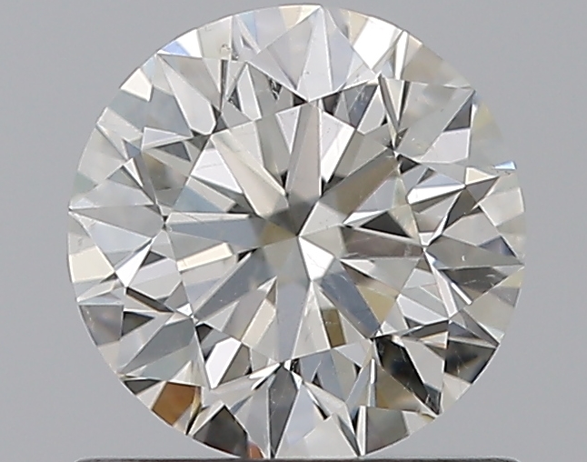 0.85 CaratJ-SI2 EX Cut Round Diamond