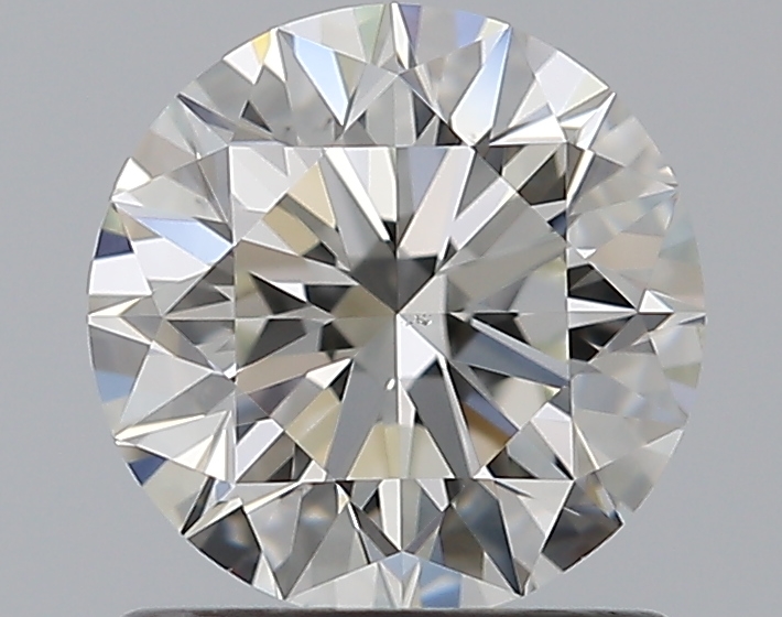 0.96 CaratI-VS2 EX Cut Round Diamond
