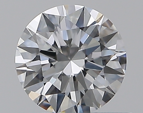 0.5 CaratF-VS2 EX Cut Round Diamond