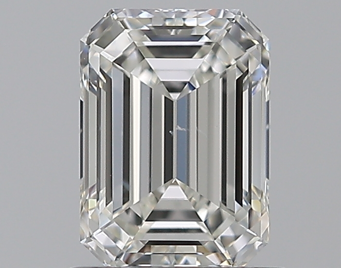 1 CaratH-SI1 - Cut Emerald Diamond
