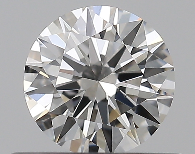 0.46 CaratF-VS2 EX Cut Round Diamond