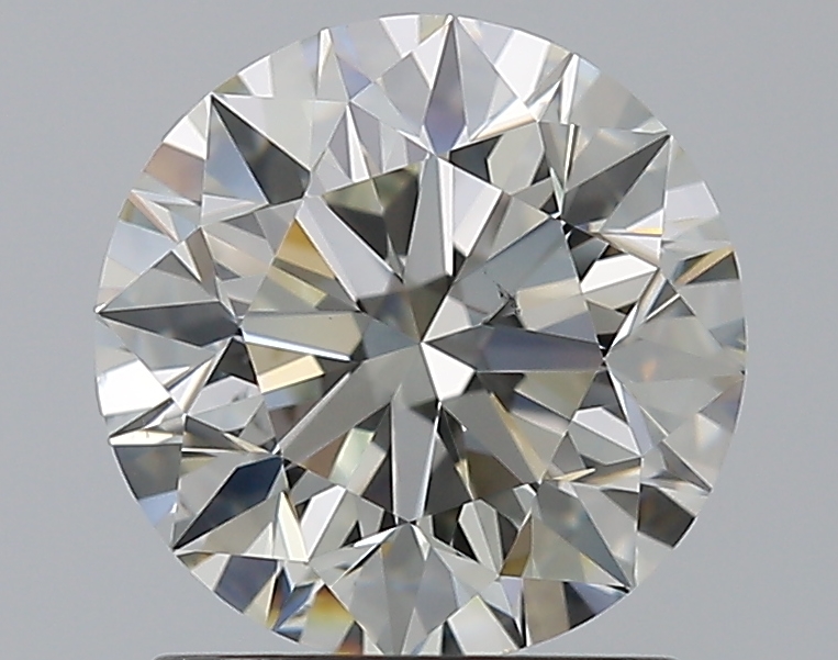 1.51 CaratJ-VS2 EX Cut Round Diamond