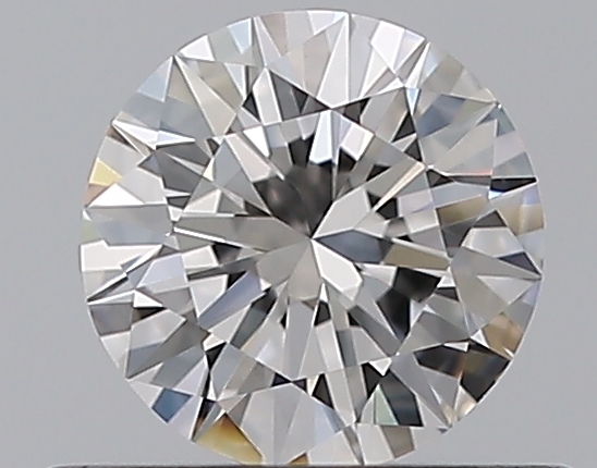 0.5 CaratF-VVS2 EX Cut Round Diamond