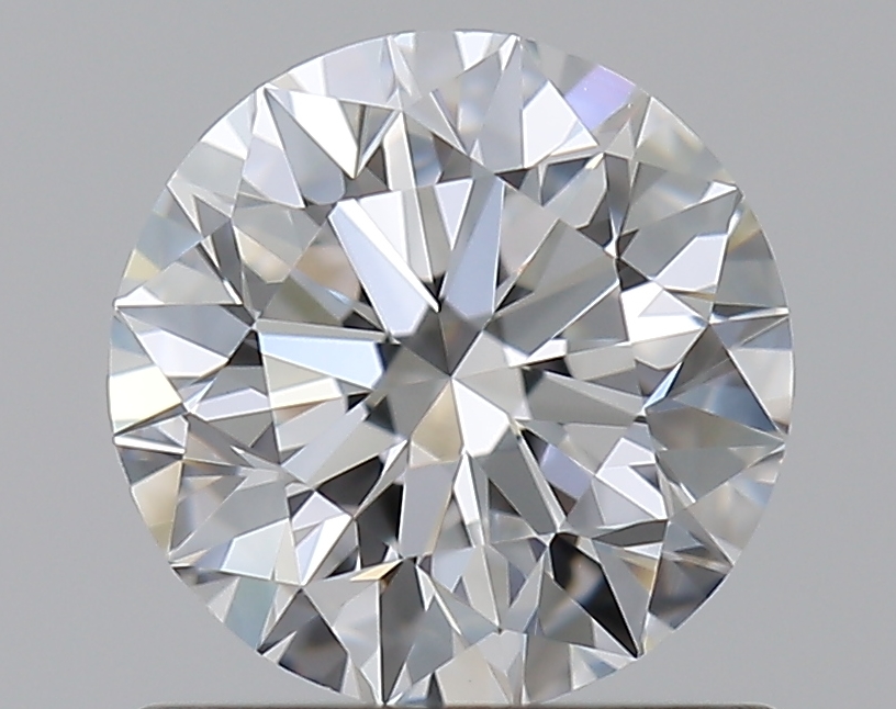0.8 CaratE-VVS2 EX Cut Round Diamond