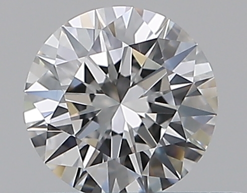 0.33 CaratF-VVS2 EX Cut Round Diamond