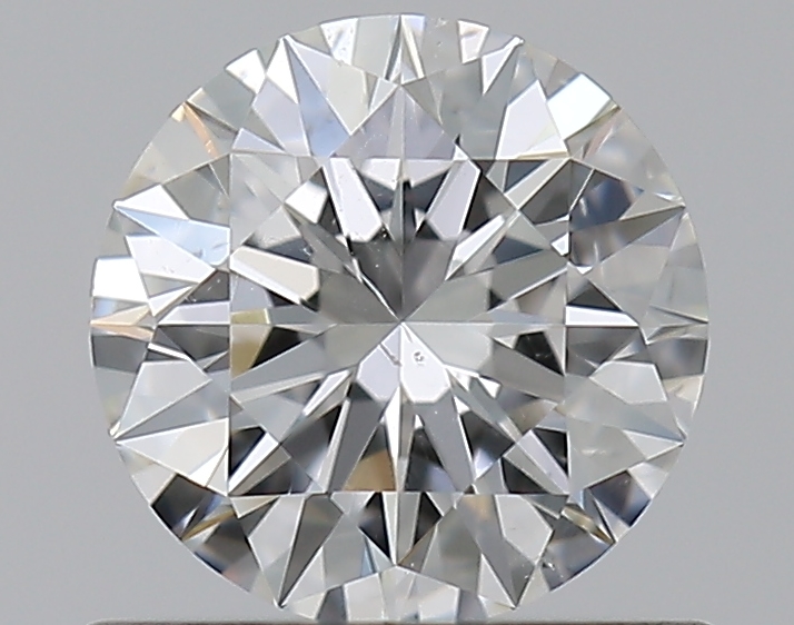0.59 CaratG-SI1 EX Cut Round Diamond