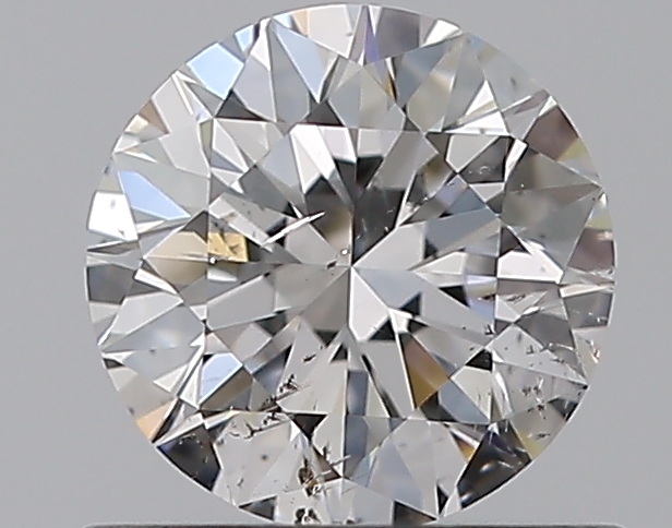 0.7 CaratE-SI2 EX Cut Round Diamond