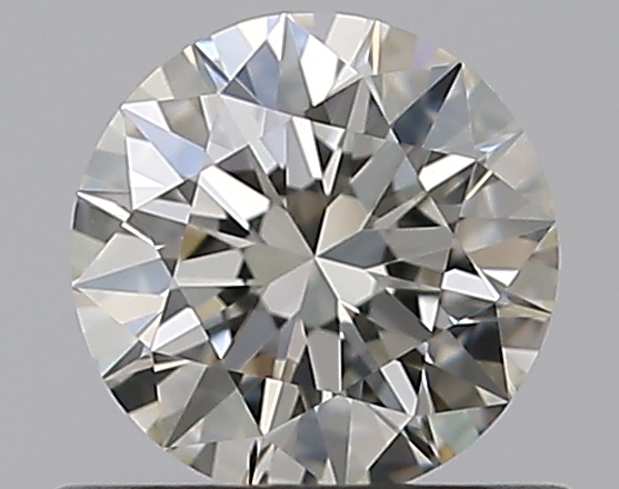 0.5 CaratJ-VS1 EX Cut Round Diamond