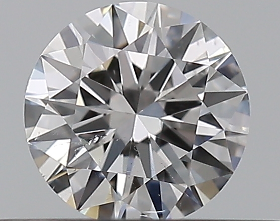 0.33 CaratD-SI1 EX Cut Round Diamond