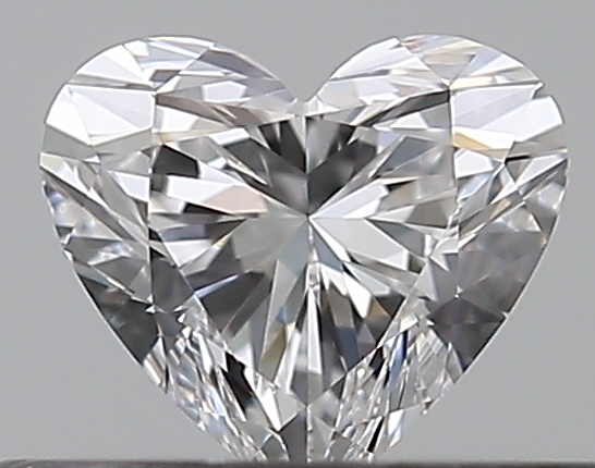 0.33 CaratD-IF - Cut Heart Diamond