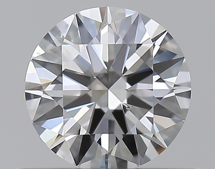 0.5 CaratF-SI2 EX Cut Round Diamond