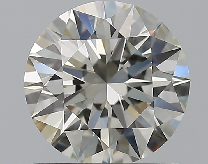 1 CaratK-VVS2 EX Cut Round Diamond