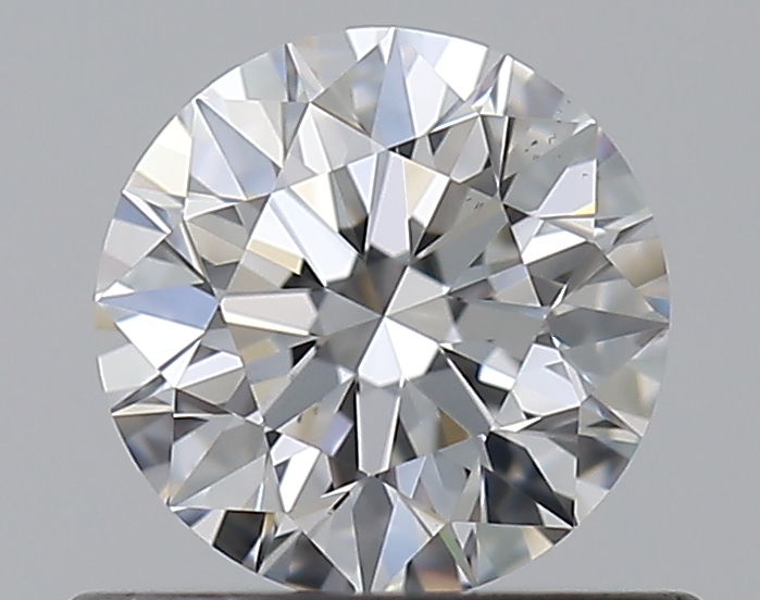 0.5 CaratF-VS2 EX Cut Round Diamond