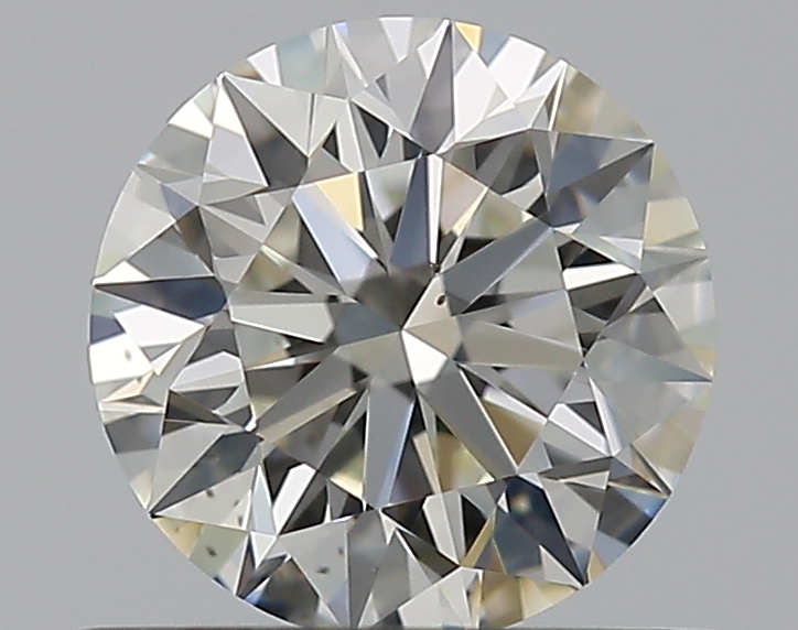 0.7 CaratJ-VS2 EX Cut Round Diamond