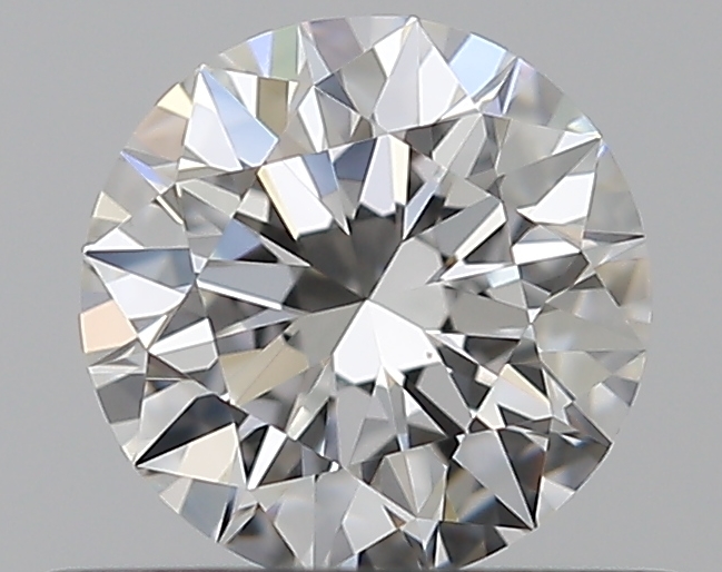 0.5 CaratF-VS1 EX Cut Round Diamond