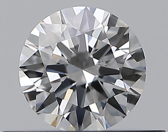 0.33 CaratF-VVS2 EX Cut Round Diamond