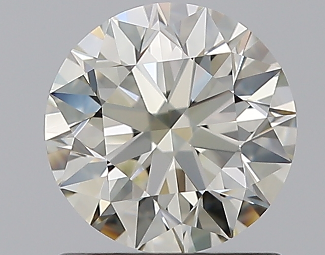 0.9 CaratL-VVS1 EX Cut Round Diamond