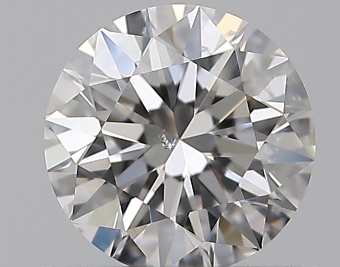 0.52 CaratF-SI2 EX Cut Round Diamond