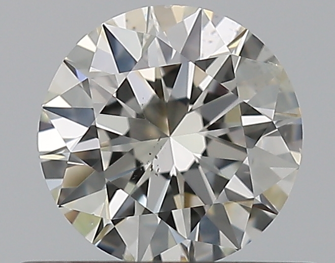 0.51 CaratJ-SI1 EX Cut Round Diamond