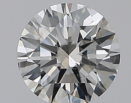 0.53 CaratJ-SI1 EX Cut Round Diamond