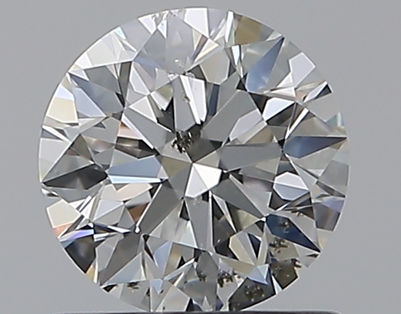 0.9 CaratH-SI2 EX Cut Round Diamond