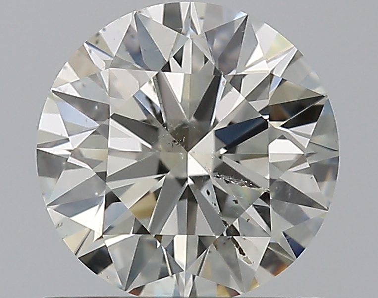 0.87 CaratK-SI2 EX Cut Round Diamond