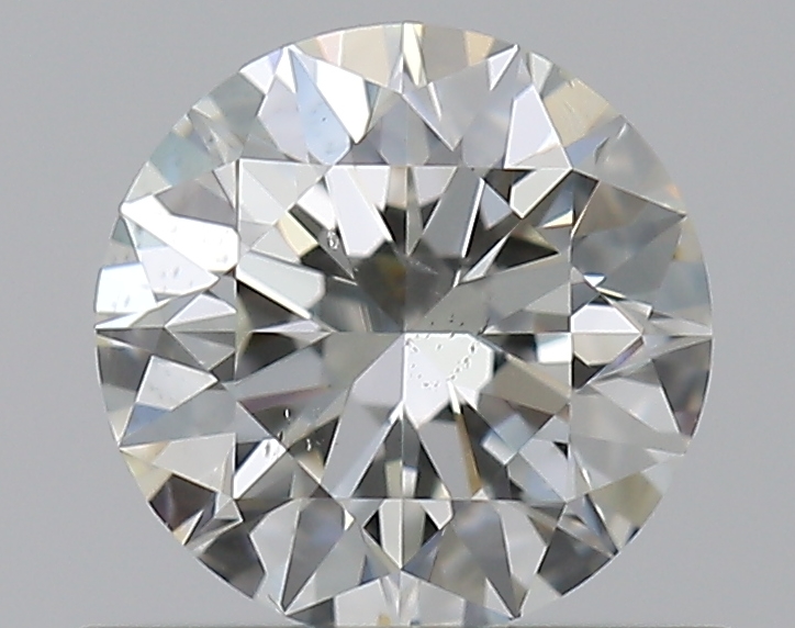 0.6 CaratJ-SI1 EX Cut Round Diamond