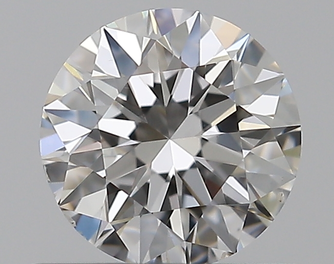 0.59 CaratG-SI1 EX Cut Round Diamond