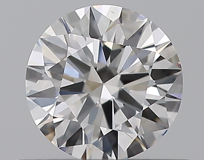 0.5 CaratE-VS2 EX Cut Round Diamond