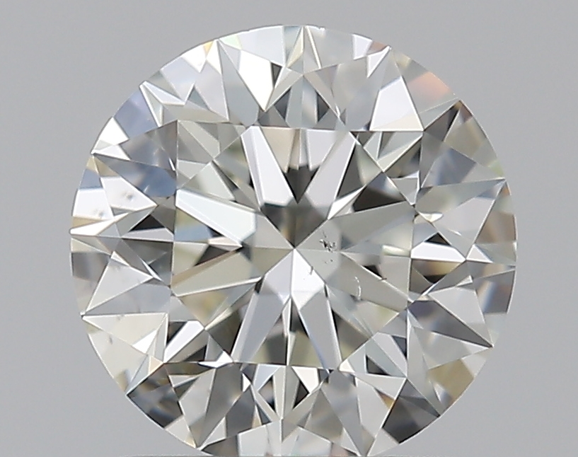 0.9 CaratJ-SI1 EX Cut Round Diamond