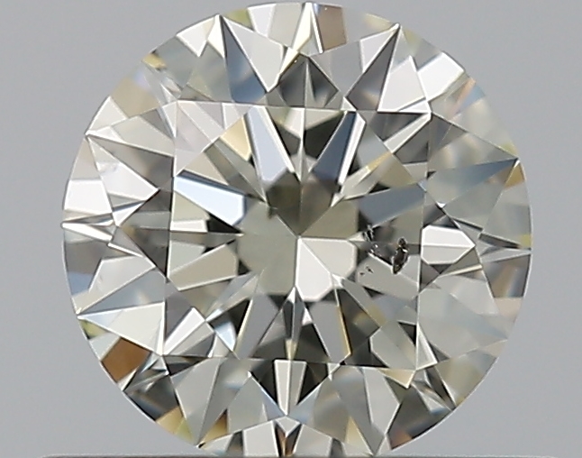0.53 CaratL-SI2 EX Cut Round Diamond