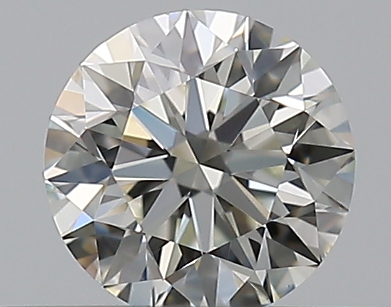 0.32 CaratJ-VS1 EX Cut Round Diamond